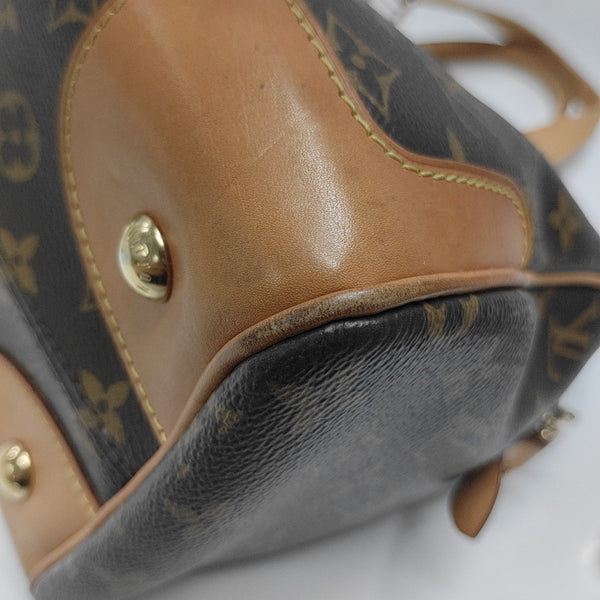RETIRO NM Monogram Coated Canvas Brown
