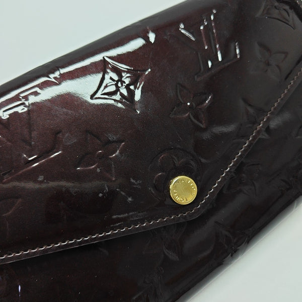 SARAH Patent Leather Red Wallet