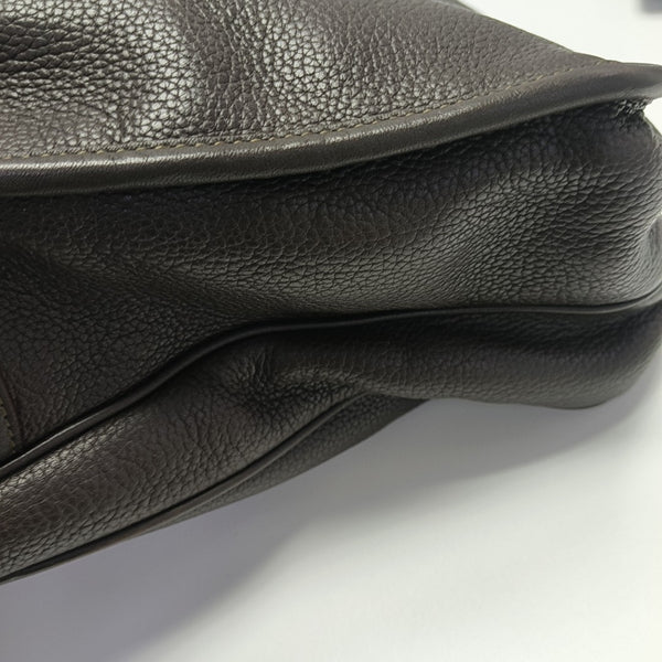 Calfskin Shoulder Bag Brown