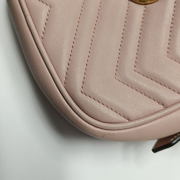 GG Marmont Mini Quilted Calfskin Pink