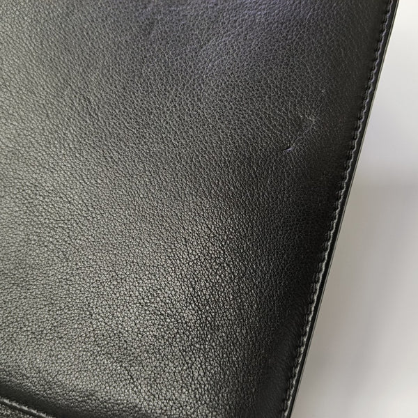 Calfskin Shoulder Bag Black