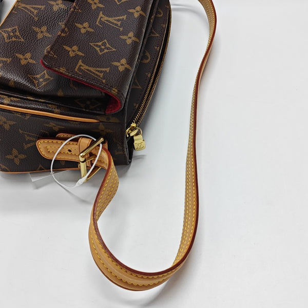 VIVA CITE Monogram Coated Canvas Brown