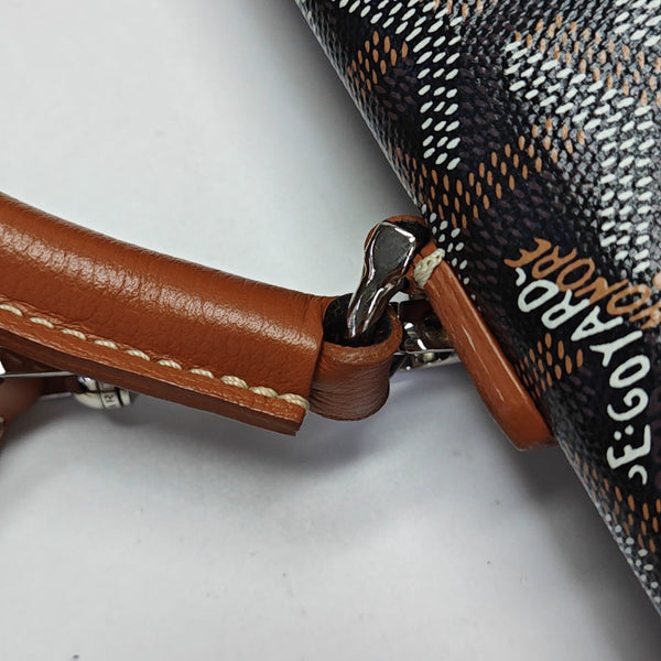 Saint Léger Coated Canvas Brown