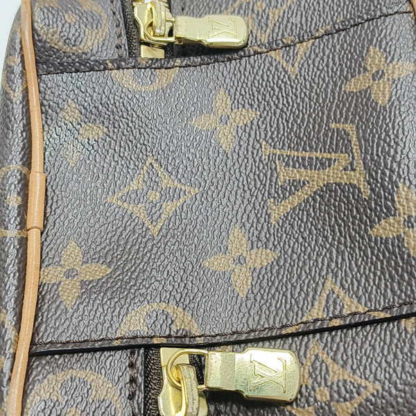 NICE Super Mini Monogram Coated Canvas Brown