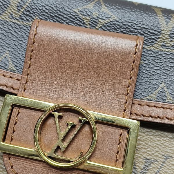 DAUPHINE WOC Monogram Coated Canvas Brown