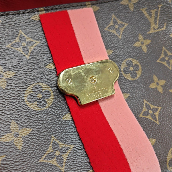 GEORGES BB Monogram Coated Canvas Brown