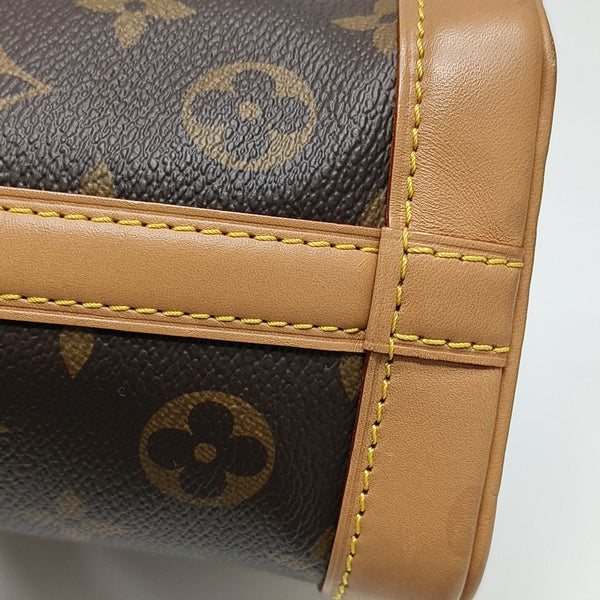 NOÉ Nano Monogram Coated Canvas Brown