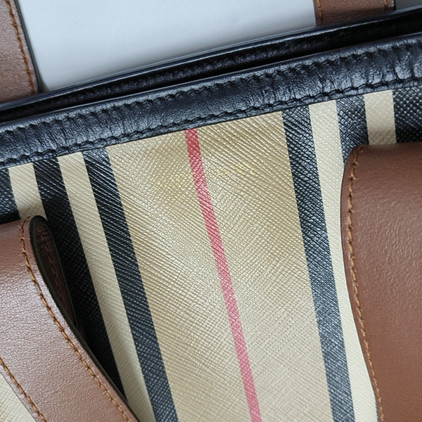 Coated Canvas Small Beige