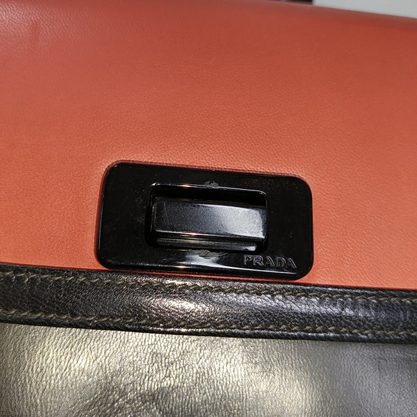 Leather Shoulder Bag Black