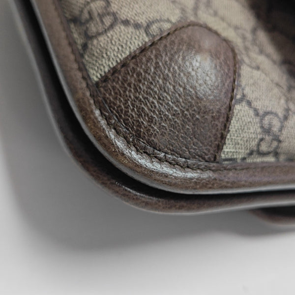 Neo Vintage Small Monogram Coated Canvas Beige