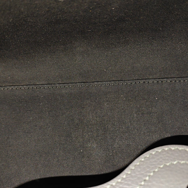 Oblique Canvas Shoulder Bag Gray