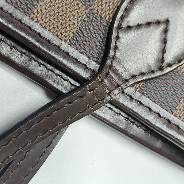 NEVERFULL MM Damier Ebene Coated Canvas Brown
