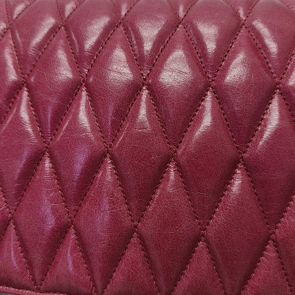Quilted Lambskin Shoulder Bag Pink