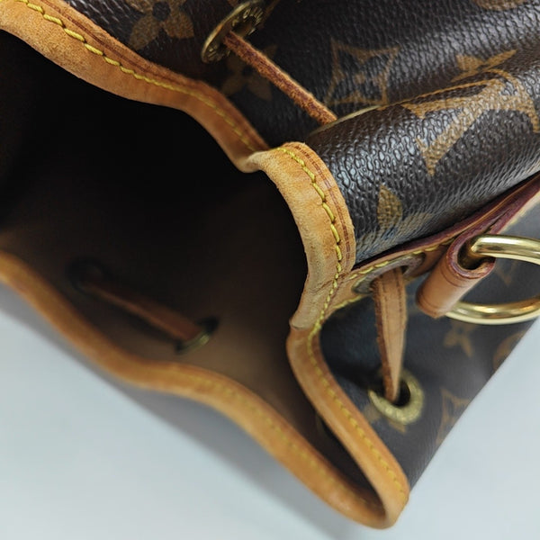 NÉONOÉ PM Monogram Coated Canvas Brown