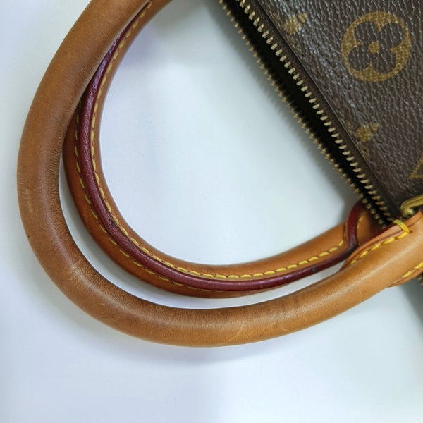 SPEEDY 30 Monogram Coated Canvas Brown