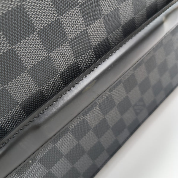 PEGASE 65 Damier Graphite Coated Canvas Black