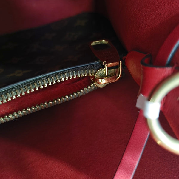 NÉONOÉ MM Monogram Coated Canvas Brown