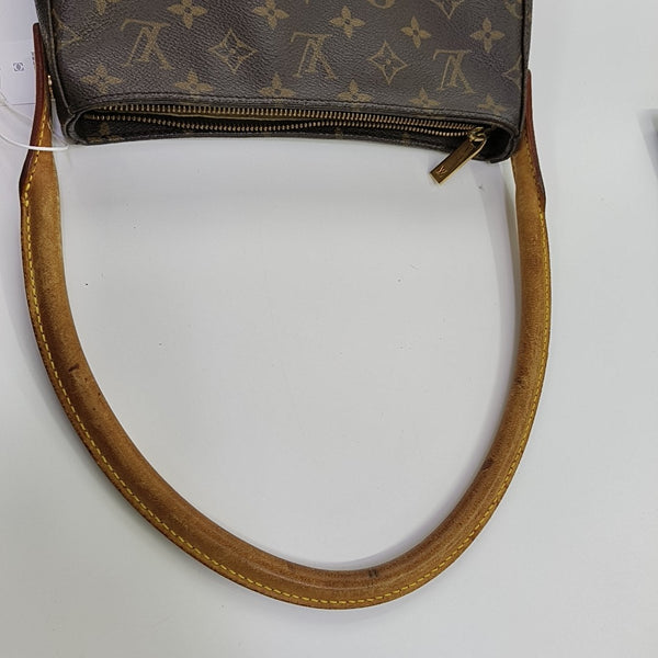 LOOPING MM Monogram Coated Canvas Brown