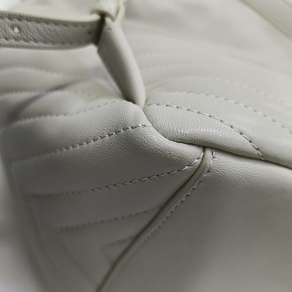JOE Quilted Lambskin White
