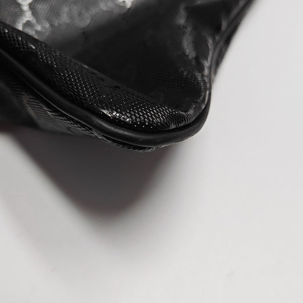 Monogram Coated Canvas Crossbody Bag Black