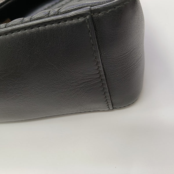 GG Marmont Mini Quilted Calfskin Black