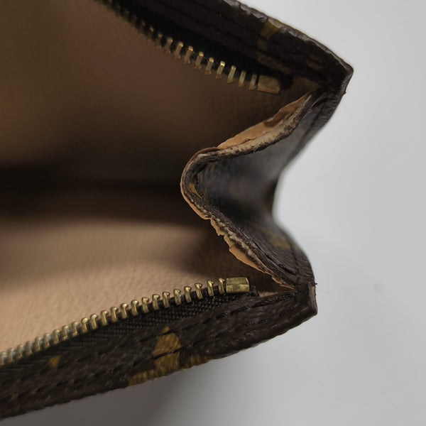 BUCKET Monogram Coated Canvas Brown