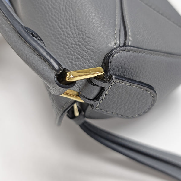 Puzzle Mini Calfskin Gray