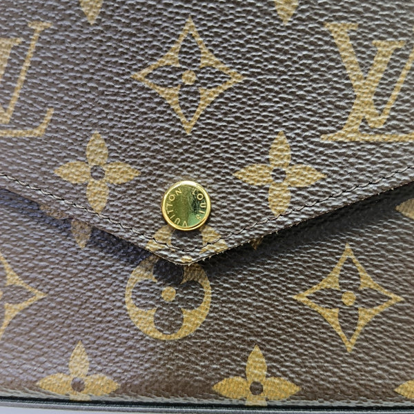 FÉLICIE Monogram Coated Canvas Brown