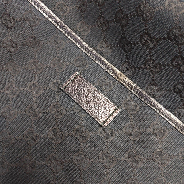 Monogram Fabric Shoulder Bag Blue