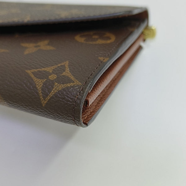 JEANNE Monogram Coated Canvas Brown Wallet
