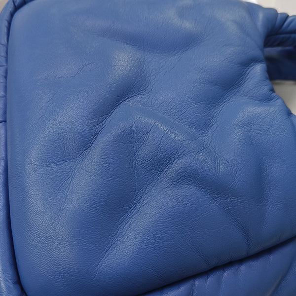 Lambskin Shoulder Bag Blue