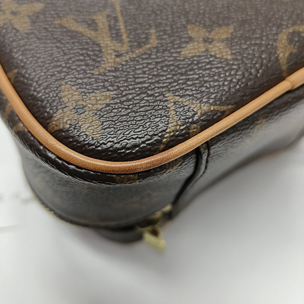 NICE Super Mini Monogram Coated Canvas Brown