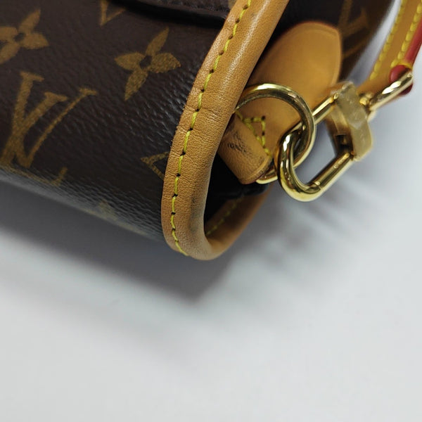 DIANE Monogram Coated Canvas Brown