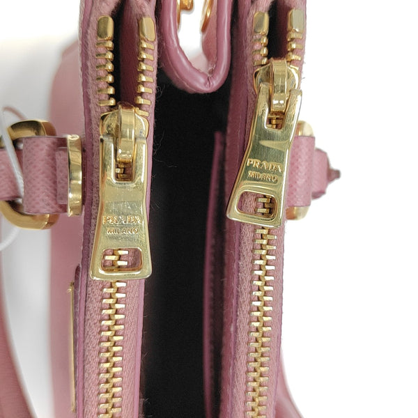 Galleria Super Mini Saffiano Calfskin Pink