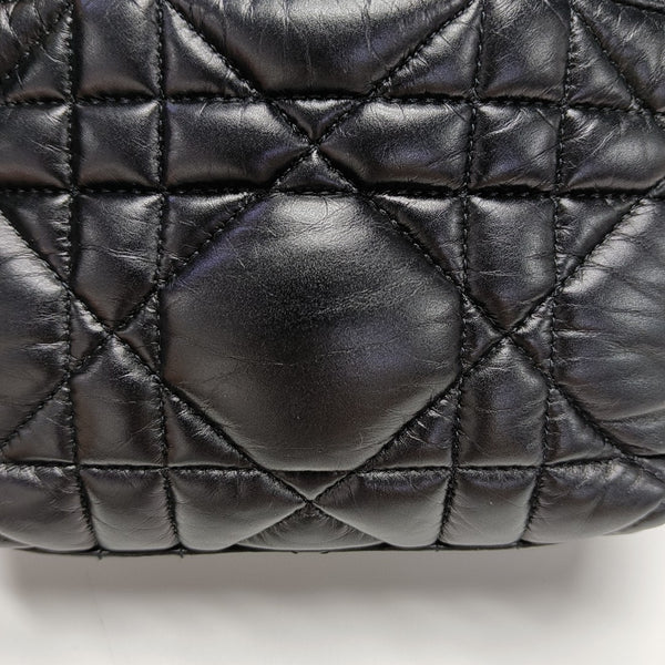 Diortravel Nomad Small Cannage Calfskin Black