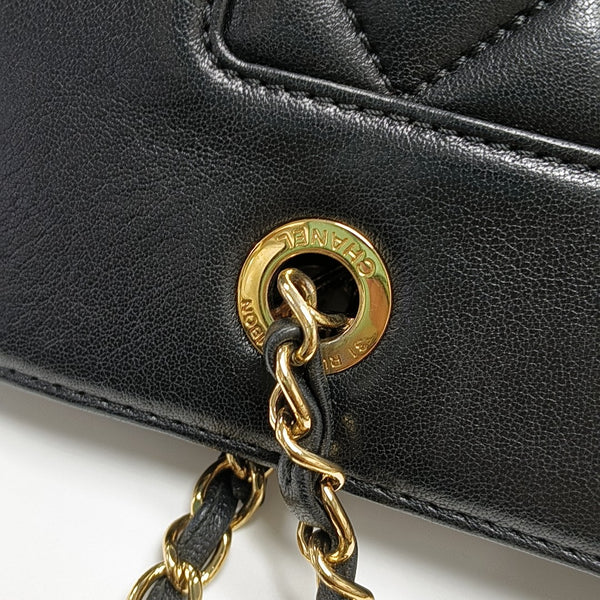 Quilted Lambskin Tote Bag Black