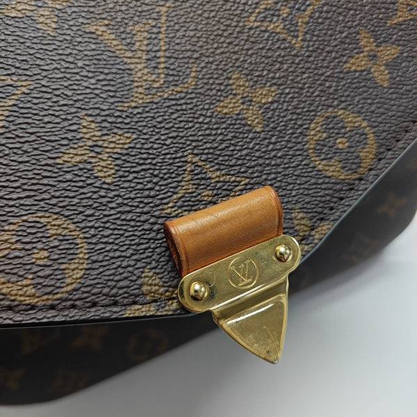 MÉTIS MM Monogram Coated Canvas Brown