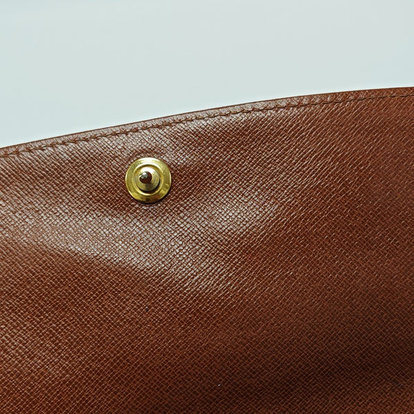 DAME GM Monogram Coated Canvas Brown