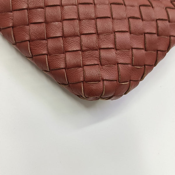 Lambskin Top Handle Bag Red