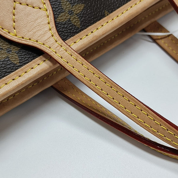 NEVERFULL BB Monogram Coated Canvas Brown