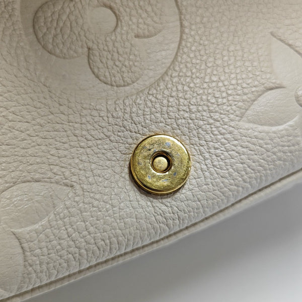 DIANE Monogram Calfskin Beige