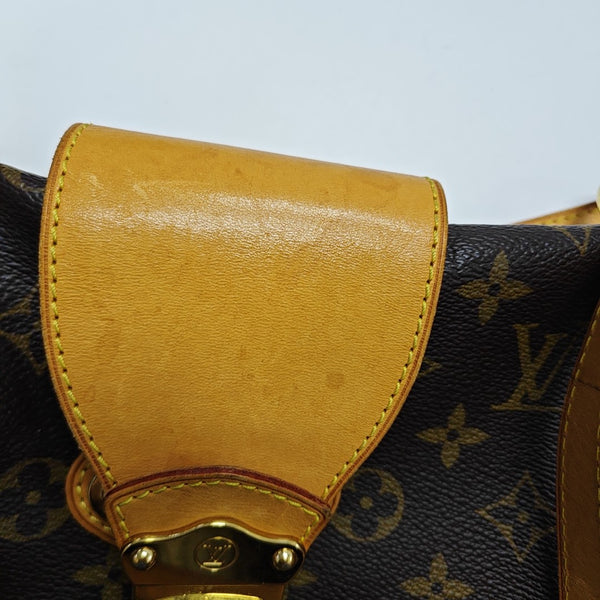 STRESA Monogram Coated Canvas Brown