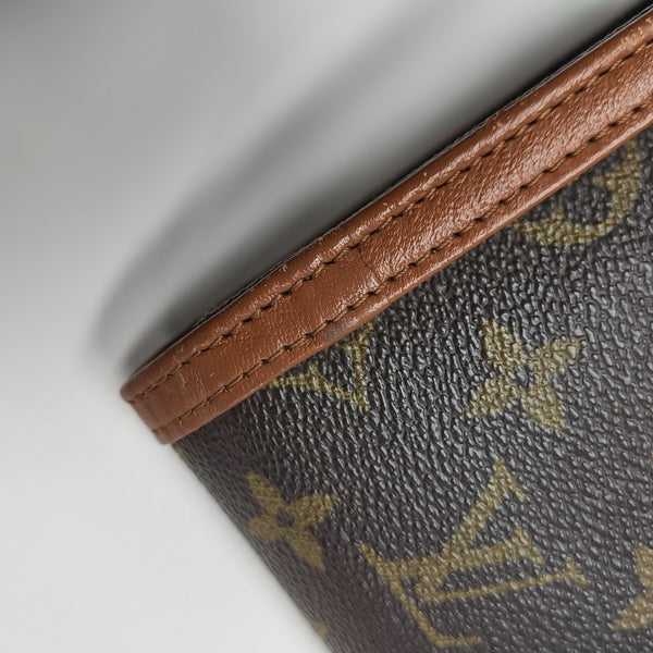 DAME Monogram Coated Canvas Brown