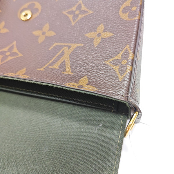 FÉLICIE Monogram Coated Canvas Brown