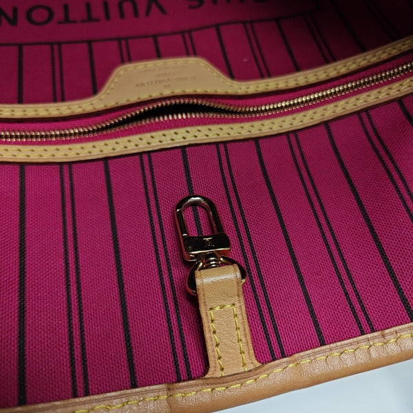NEVERFULL GM Monogram Coated Canvas Brown