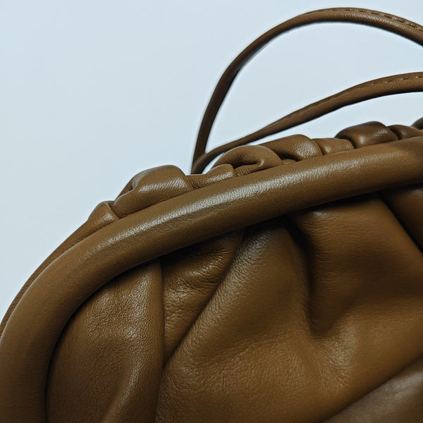 The Pouch Mini Calfskin Brown