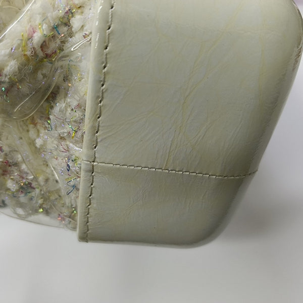 GABRIELLE Small Special Material White