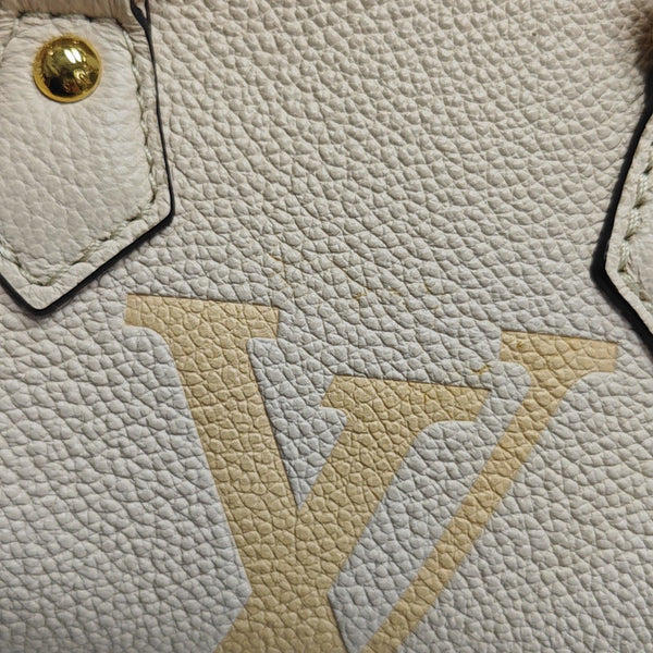 PAPILLON BB Monogram Calfskin Beige