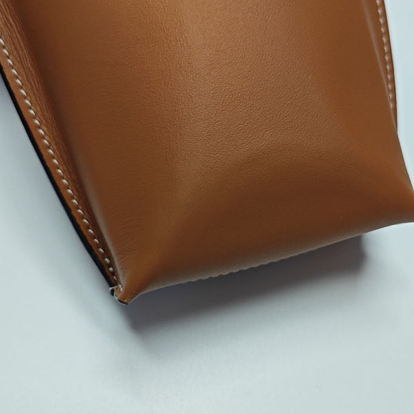 Calfskin Crossbody Bag Brown