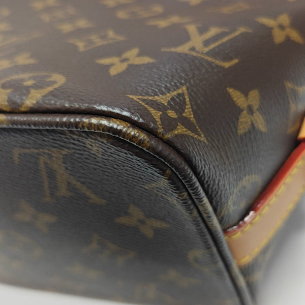 ALL IN Monogram Coated Canvas Brown